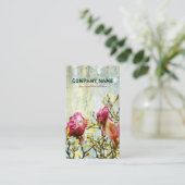 Rostige Magnolie - Visitenkarte (Stehend Vorderseite)