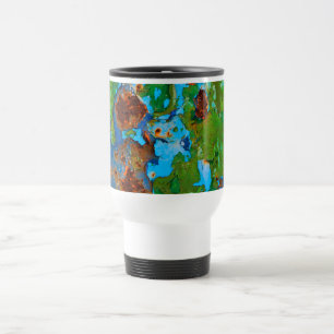 Rostige Metallabblätterung Farbe Grunge Vintage Reisebecher