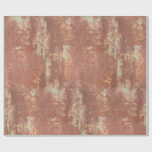 Rostige Metallbeschaffenheit Geschenkpapier (Flach)