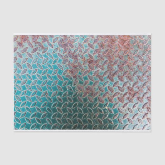 Rostige Metallbeschaffenheit Seidenpapier (Vorderseite)