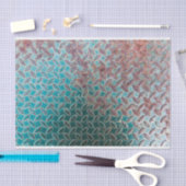 Rostige Metallbeschaffenheit Seidenpapier (Handwerk)