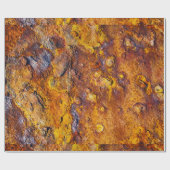 Rostige Metalloberfläche Geschenkpapier (Flach)