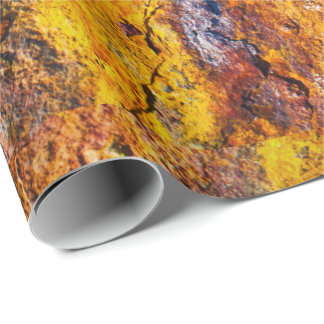 Rostige Metalloberfläche Geschenkpapier