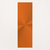 Rostige Orange mit glänzendem Effekt Yogamatte (Vorderseite)
