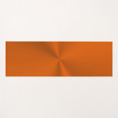Rostige Orange mit glänzendem Effekt Yogamatte (Vorderseite (Horizontal))
