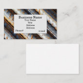 Rostige Rebar-Entwurfs-Visitenkarte Visitenkarte (Vorne/Hinten)