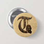 Rostige Ritter Anfangst Button (Vorne & Hinten)