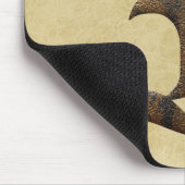 Rostige Ritter-Initiale I Mousepad (Ecke)