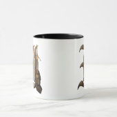 Rostige Ritter-Initiale I Tasse (Zentrum)