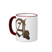 Rostige Ritter zeichnen A ab