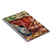 Rostige Schubkarre 2009 Notizblock (Rechte Seite)