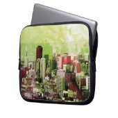 Rostige Stadt Laptopschutzhülle (Vorderseite Links)