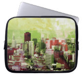 Rostige Stadt Laptopschutzhülle (Vorderseite)