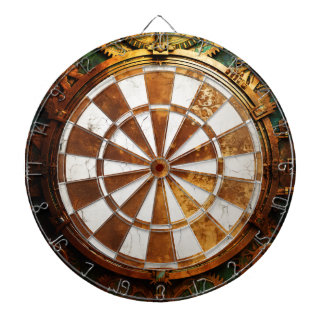 Rostige Steampunk-Dartscheibe Dartscheibe