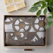 Rostige Steampunk Metallgänge Seidenpapier (Geschenk)