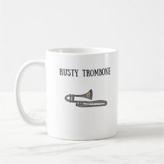 Rostige Trombone-Tasse Kaffeetasse