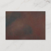 Rostige Visitenkarte (Rückseite)