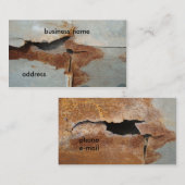 rostige Wand Visitenkarte (Vorne/Hinten)