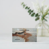 rostige Wand Visitenkarte (Stehend Vorderseite)