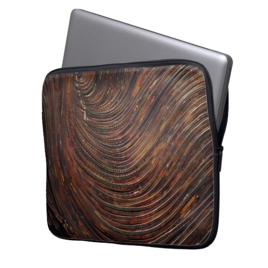 Rostige Wellen Laptopschutzhülle (Vorderseite Links)