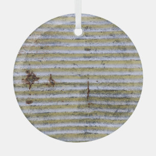 Rostige Zinkstruktur, vintage Grunge-Hintergrund. Ornament Aus Glas