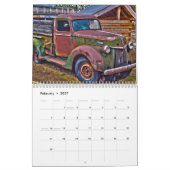 Rostiger alter LKWs HDR-Kalender Kalender (Feb 2027)