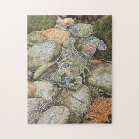 Rostiger Flusskrebs Puzzle (Vertikal)