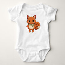 Rostiger Fuchs-Baby-Body — Süßes Waldtier