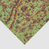 Rostiger grüner Blick Seidenpapier (Detail)