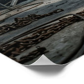 Rostiger Hirsch Echo Poster (Ecke)