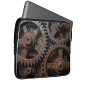 Rostiger Industriemechanismus Laptopschutzhülle (Vorne Rechts)