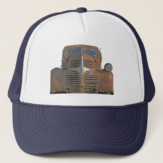 Rostiger LKW Truckerkappe (Vorderseite)