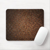 Rostiger Metallschritt Mousepad (Mit Mouse)