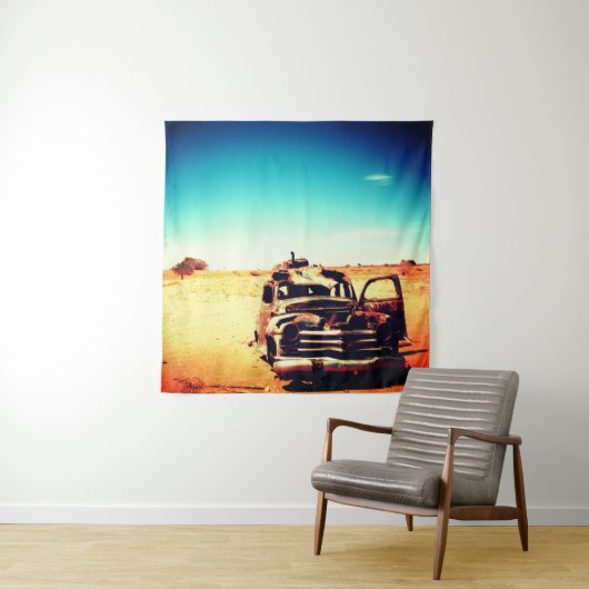 Rostiger Oldtimer Wandteppich (Beispiel)