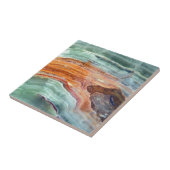 Rostiger Sagey Quarz mit Pfefferminzaroma Fliese (Seite)