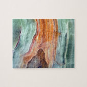 Rostiger Sagey Quarz mit Pfefferminzaroma Puzzle (Horizontal)