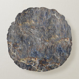 ROSTIGER STEIN RUNDES KISSEN