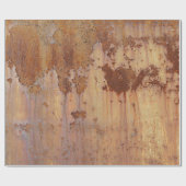 Rostiges altes Metall Geschenkpapier (Flach)