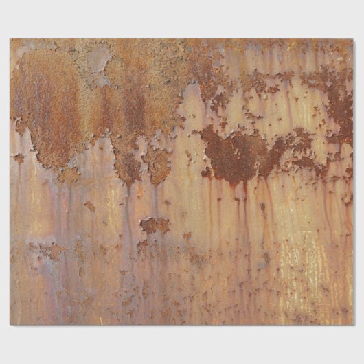 Rostiges altes Metall Geschenkpapier (Flach)