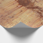 Rostiges altes Metall Geschenkpapier (Ecke)