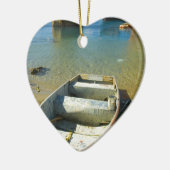 Rostiges Boot Keramik Ornament (Links)