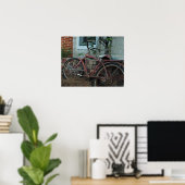 Rostiges Fahrrad Poster (Heimbüro)