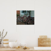 Rostiges Fahrrad Poster (Küche)