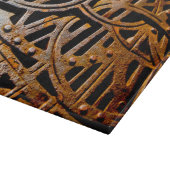 Rostiges Gitter Schneidebrett (Ecke)