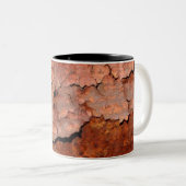 Rostiges Kupfer blättert Tasse ab (VorderseiteRechts)