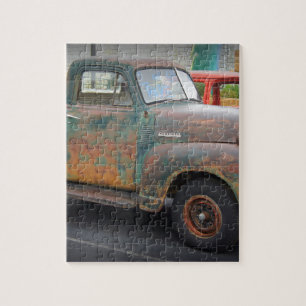 Rostiges Kurzbett Puzzle