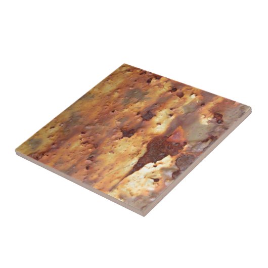 Rostiges Metall Fliese (Seite)