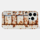Rostiges Metall iPhone Hülle (Rückseite (Horizontal))