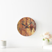 Rostiges Metall Runde Wanduhr (Zuhause)
