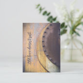 Rostiges Metallobjekt Postkarte (Stehend Vorderseite)